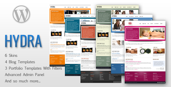 cms business wordpress theme hydra